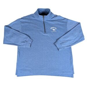 Redshirt Creighton Bluejays Men Quarter Zip Pullover Heather Blue Sweatshirt